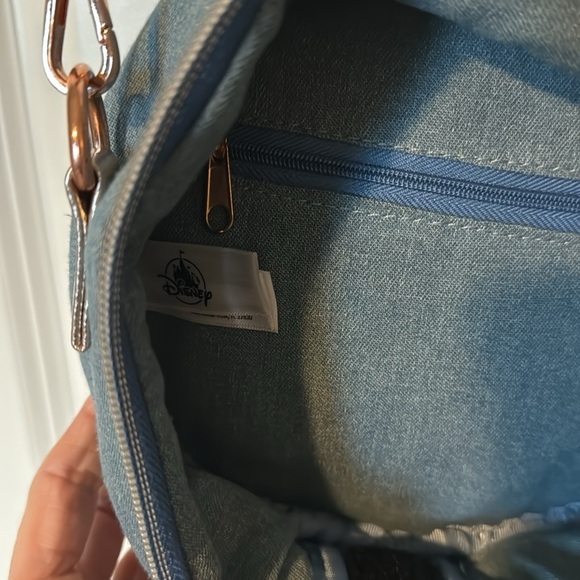 Disney Mickey Mouse denim pin trading crossbody bag - Picture 6 of 6